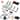 Cheer Collection 18-Piece Stainless Steel Griddle Tool Set