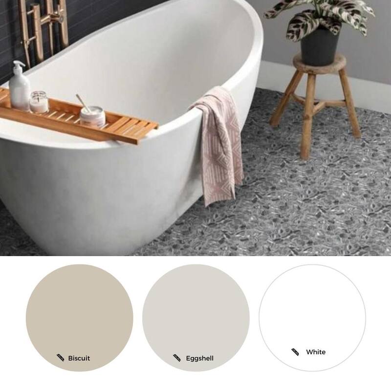 The Tile Life Recycled Cenote Pebble 13x13 Graphite Glass Floor & Wall Tile