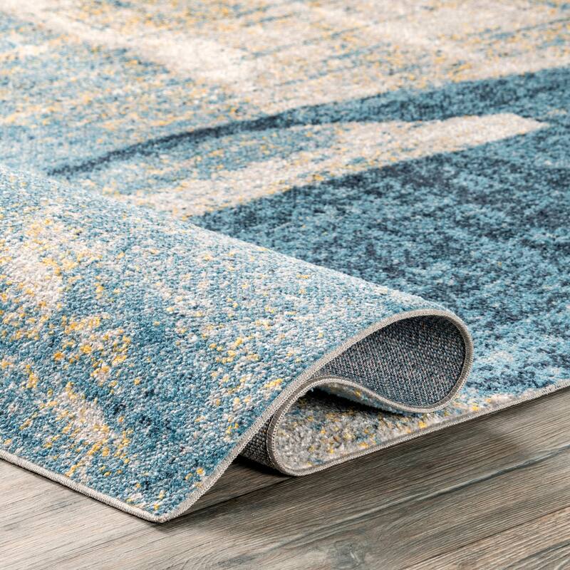 Nuloom Sherri SpinClean Abstract Machine Washable Area Rug