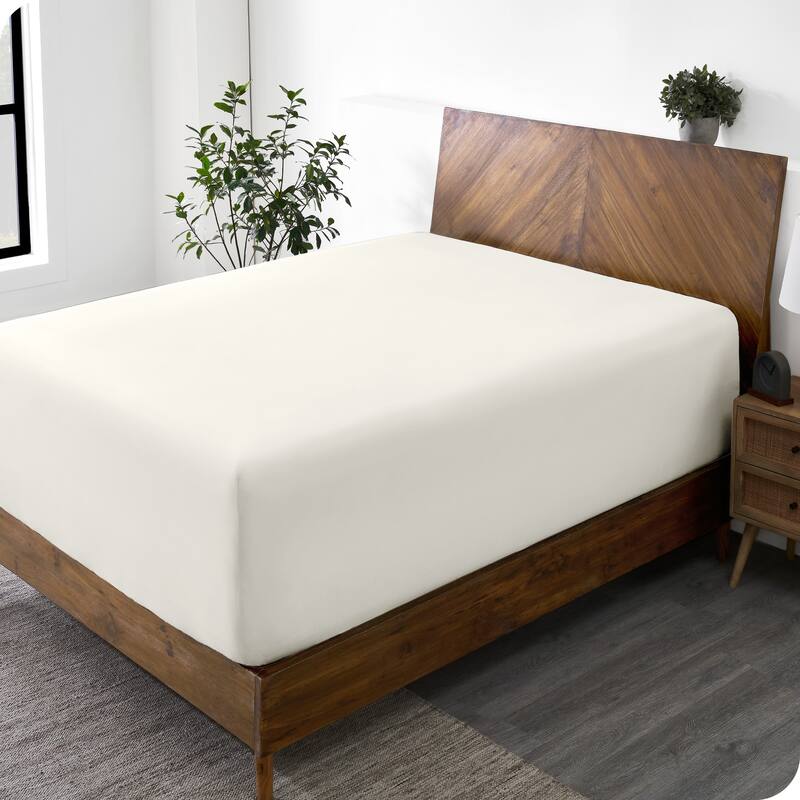 Bare Home Ultra-Soft Microfiber 22 Inch Extra Deep Pocket Fitted Sheet
