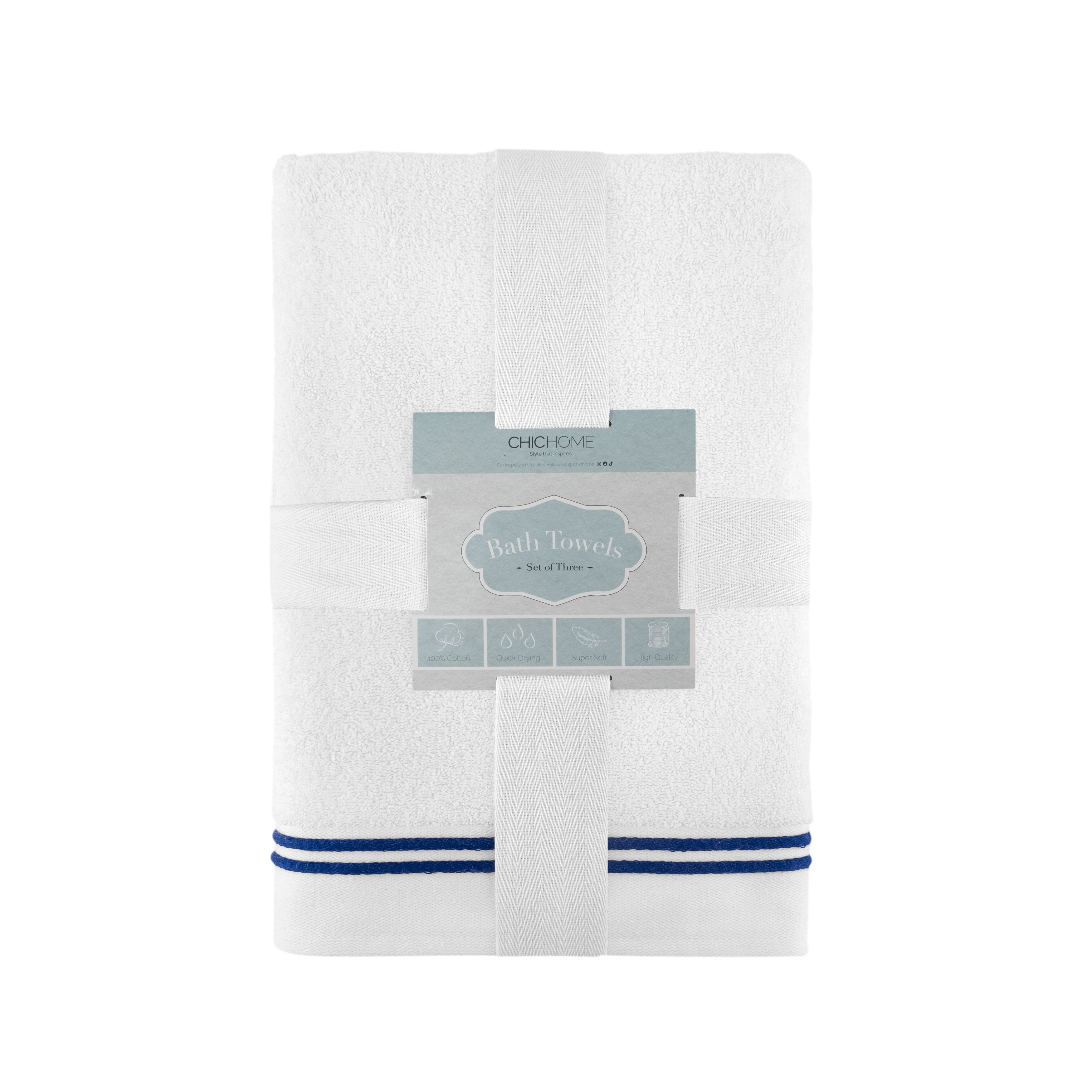 Bath Towel, American Comfort Luxury White Bath Towel Set,unparalleled Hotel- quality Luxury. Quick-dry, and Ultra-soft Cotton Towels, 8 Pcs 