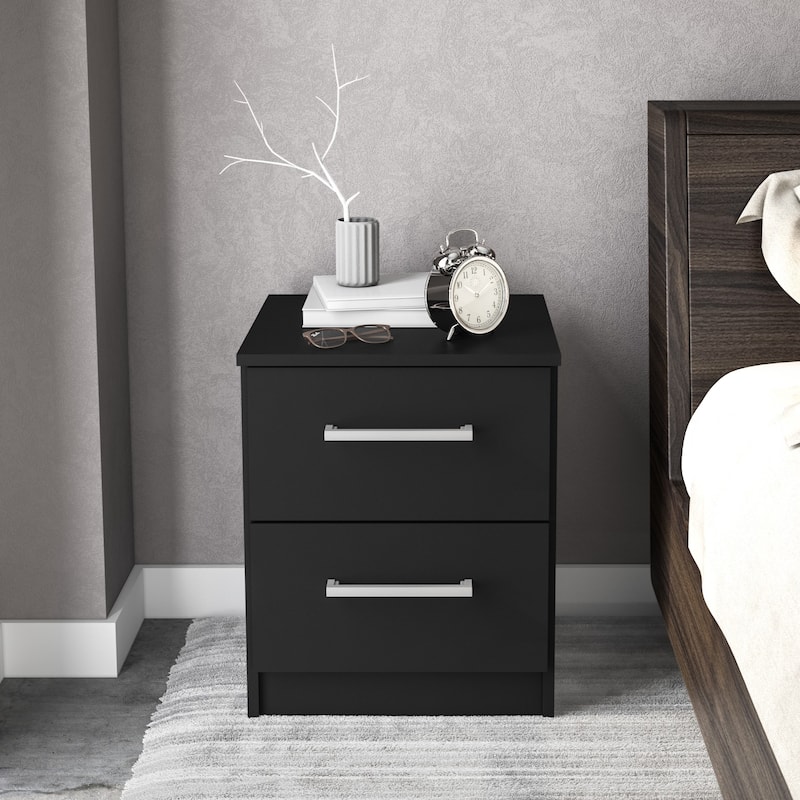 Polifurniture Juliette Modern 2 Drawer Nightstand