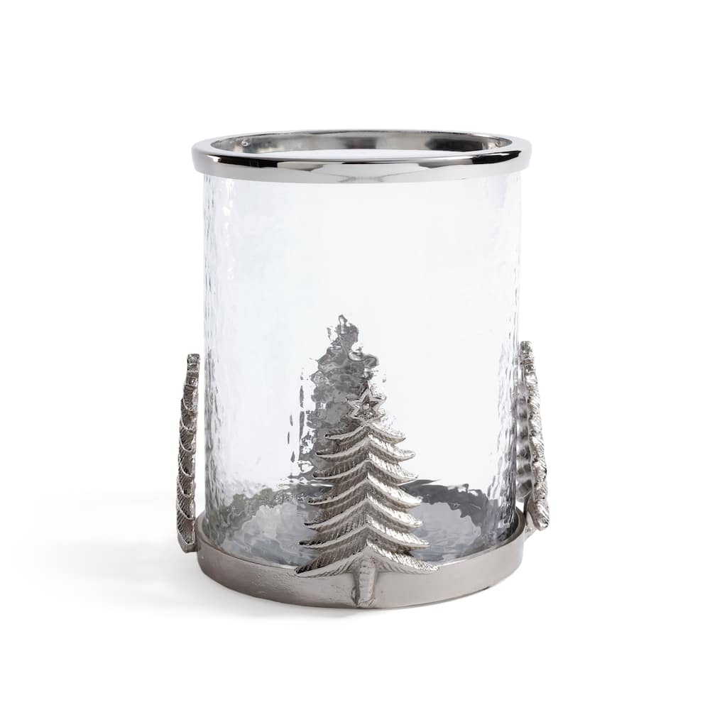 Forêt d'Hiver Glass and Metal Hurricane