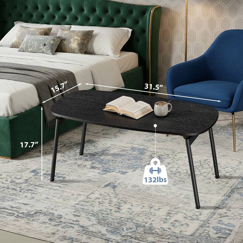 Foldable Coffee Table with no Storage for living room