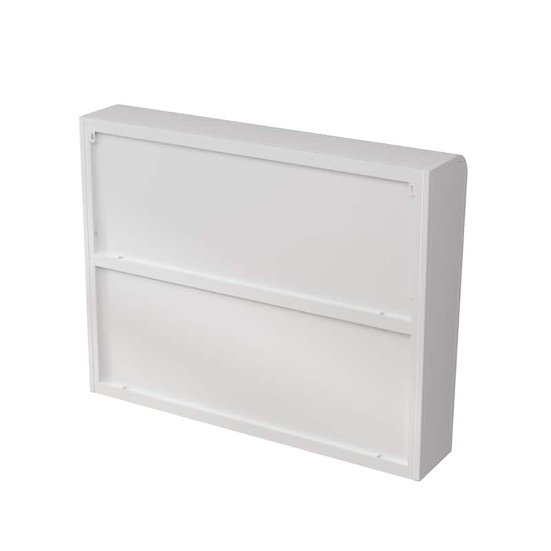 Modern Minimalist 3 Door Arched Wall Mounted Glass Cabinet