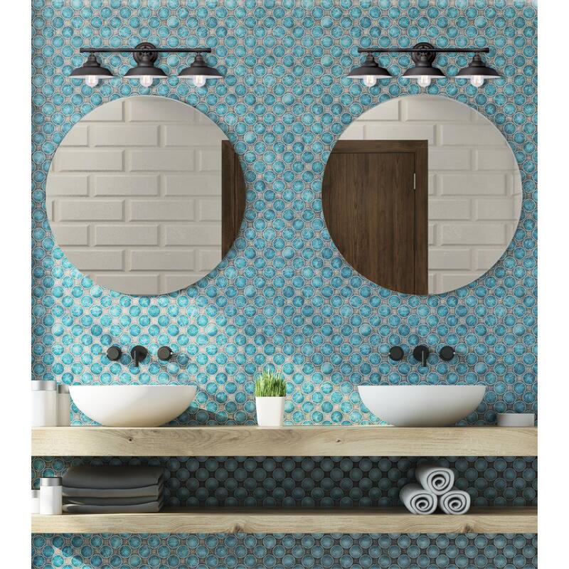 Westinghouse Iron Hill Three-Light Indoor Wall Fixture