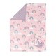 preview thumbnail 3 of 2, Lambs & Ivy Pink/Blue Rainbow and Stars Baby Blanket w/ Unicorn Lovey