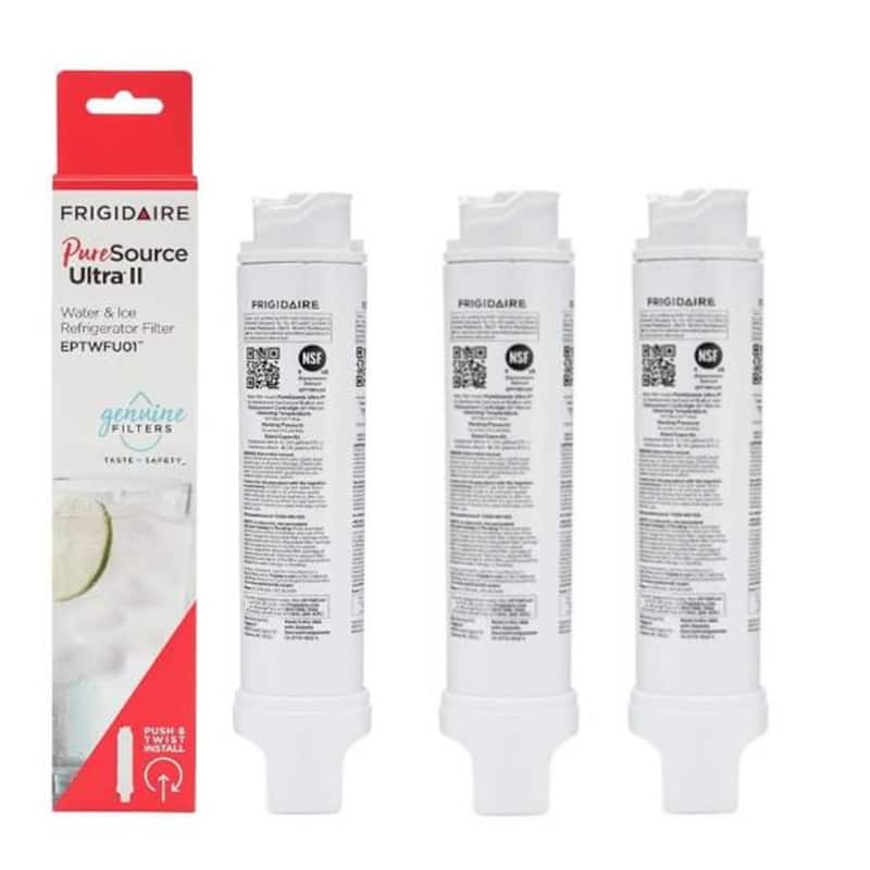 Frigidaire PureSource Ultra II EPTWFU01 Electrolux EWF02 Pure Advantage Ultra Water Filter 3
