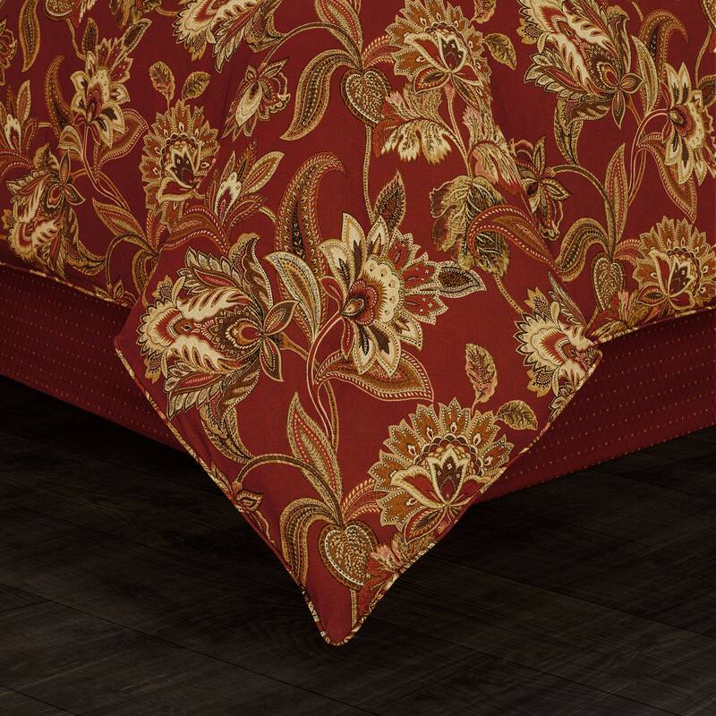 Royal Court Montecito Red Comforter Set - Full