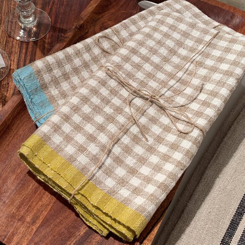 Caravan Gingham Towels - Set of 2