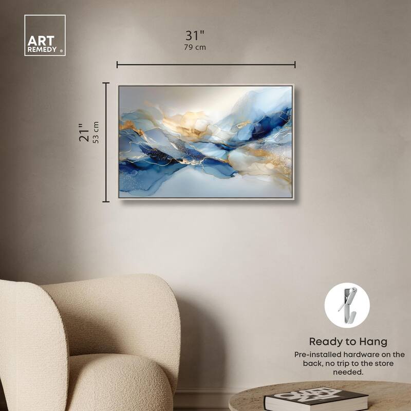 Postmodern Flow I Canvas by Art Remedy