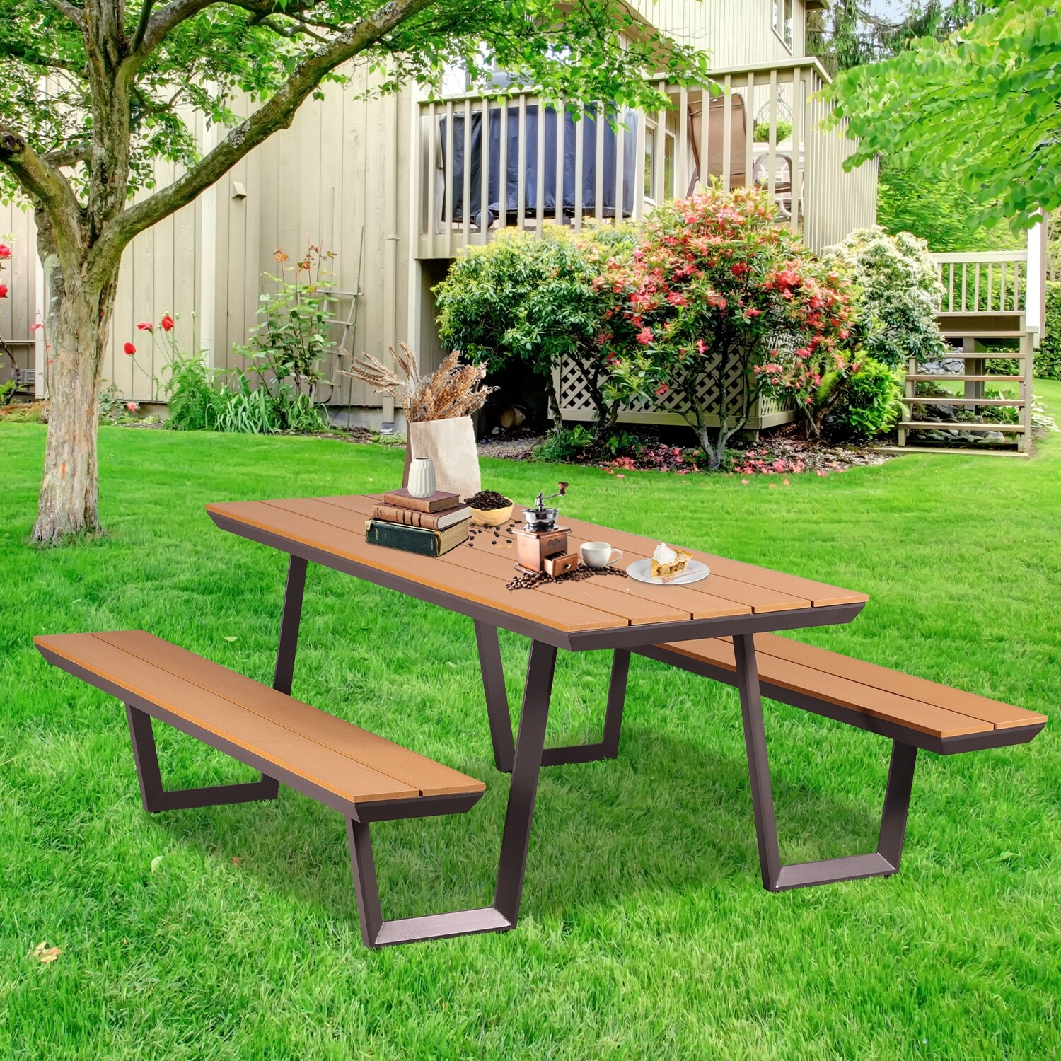 Camping dining outlet table set