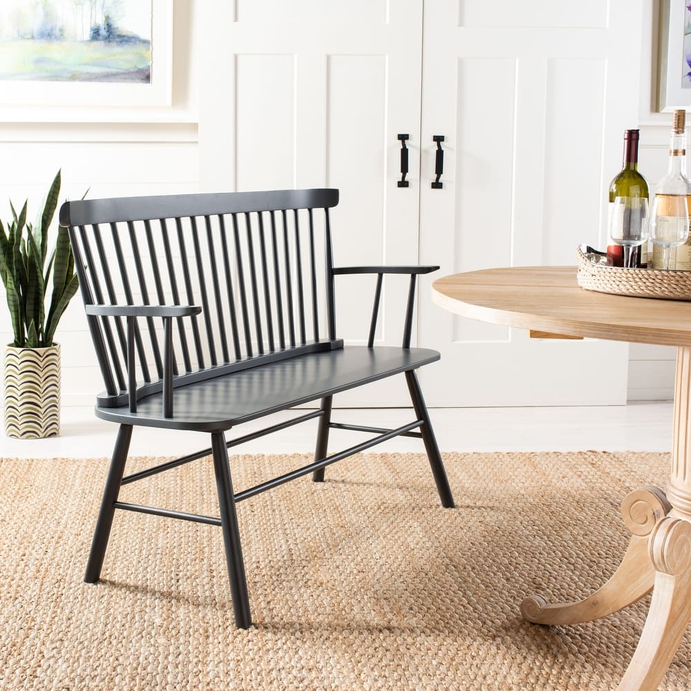 SAFAVIEH Gracija Spindleback Settee - 48" x 22.4" x 36" - 48"W x 22"D x 36"H