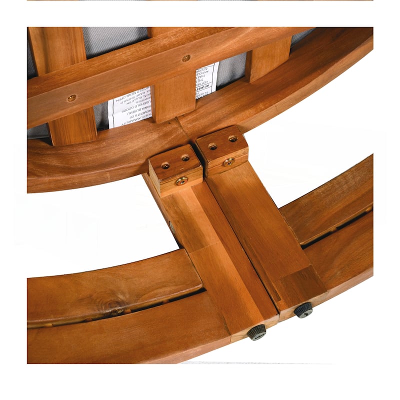 Premium Acacia Wood Outdoor Club Chair