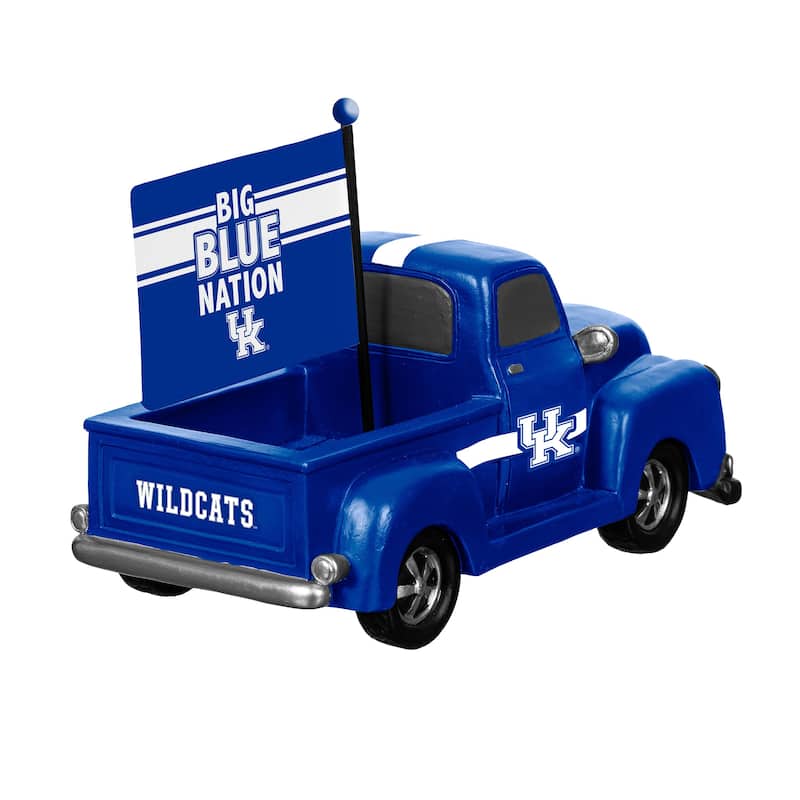 NCAA Rally Truck Garden Statue with Team Flag
