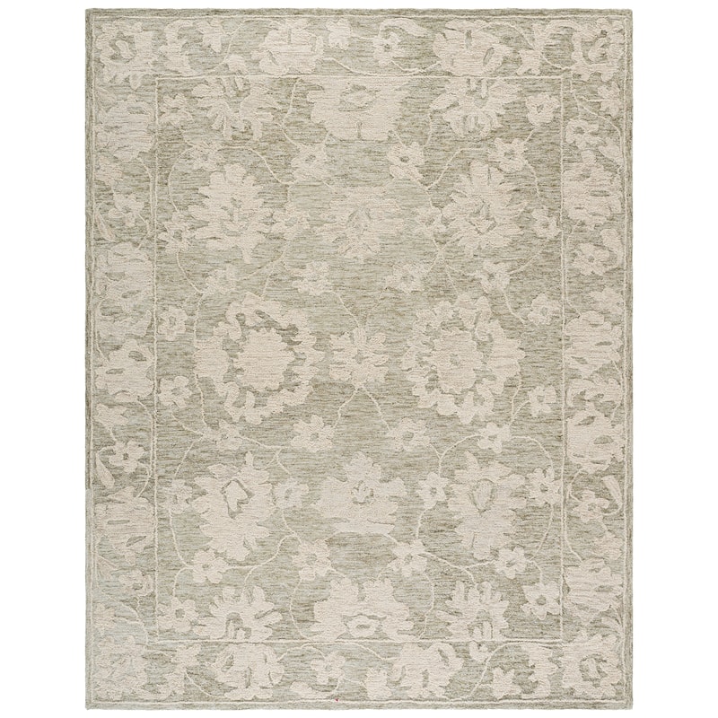 SAFAVIEH Handmade Marquee Ermelinde Modern Wool Rug - 8' x 10' - Grey/Light Brown