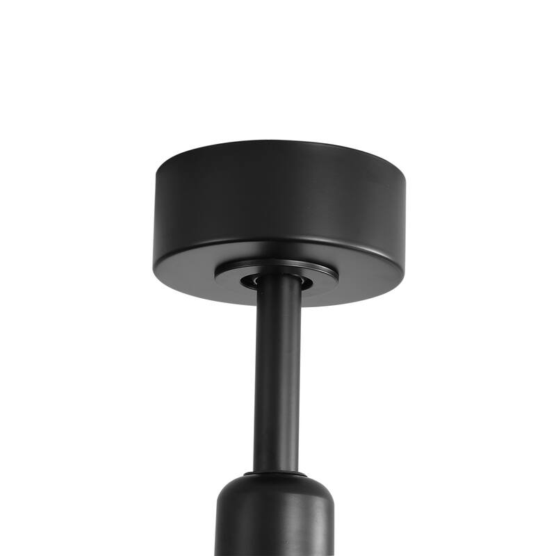 72-in Black Color-changing Integrated LED Indoor Ceiling Fan with Light and Remote (8-Blade)