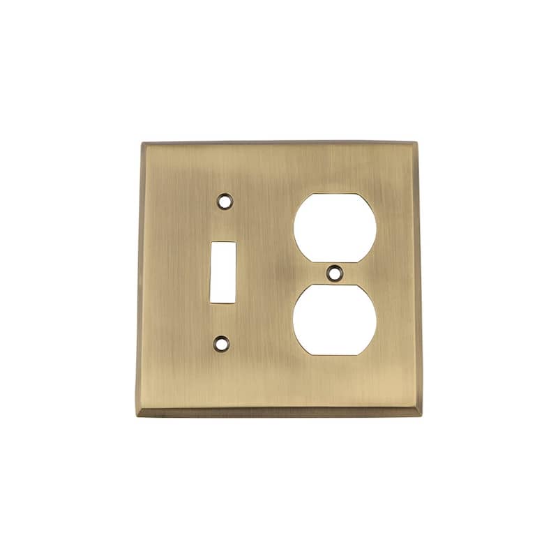 Nostalgic Warehouse NYK_SWPLT_TD New York Single Switch and Single