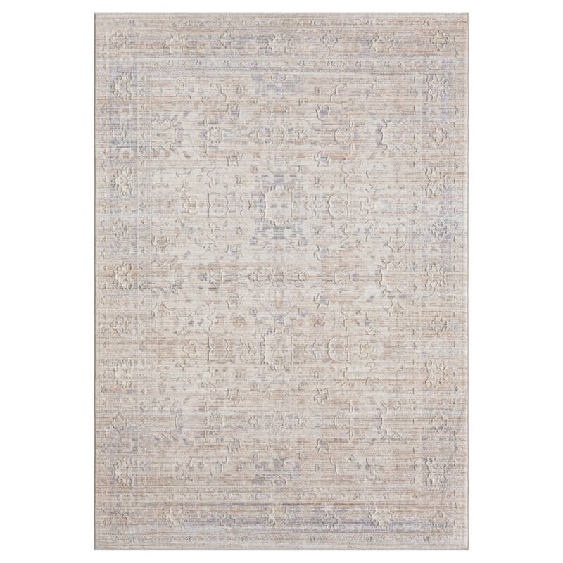 Sevita Luna High-LowTextured Traditional Performance Indoor Area Rug