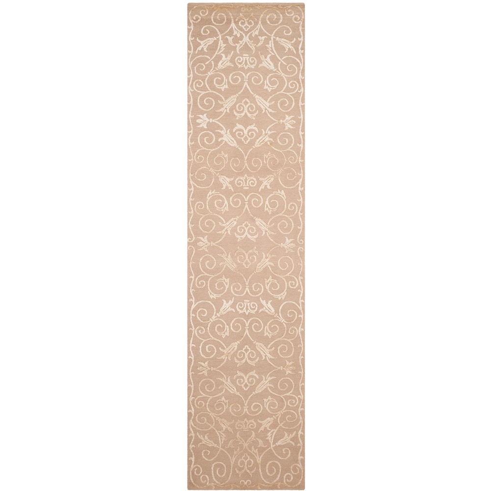 SAFAVIEH Couture Hand-knotted Tibetan Dalgiza Modern Wool Rug