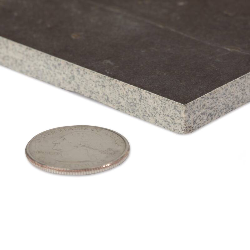 Merola Tile Reve Noir 11-3/4" x 23-1/2" Porcelain Floor and Wall Tile