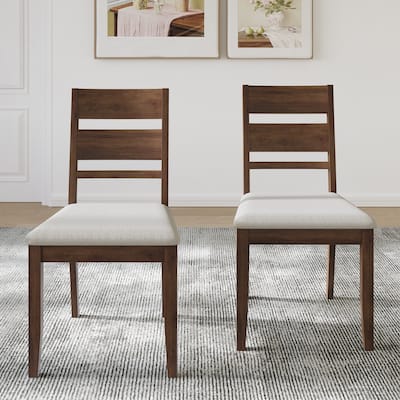 CraftPorch Elegant Wooden Dining Chairs (Set of 2) - N/A