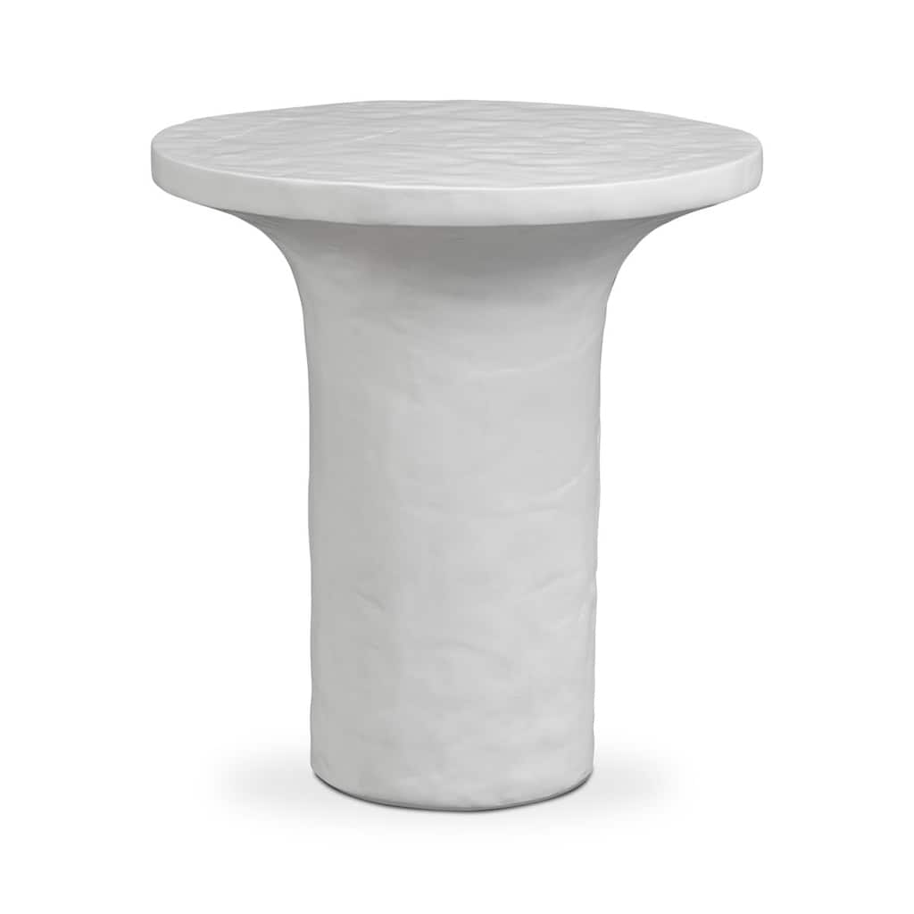 Poly & Bark Selenit Hand-Crafted Reinforced Cement Side Table