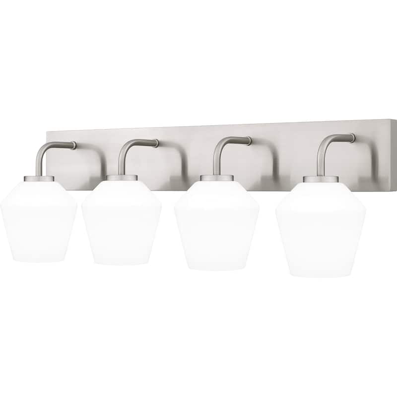 Nielson 4-Light Brushed Nickel Bath Light