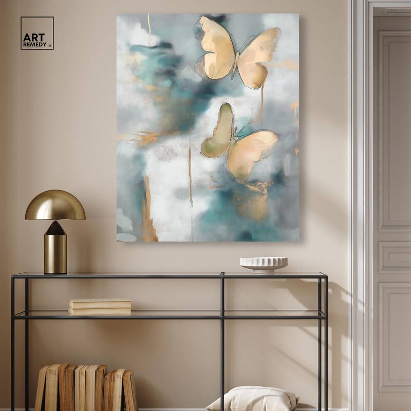 Butterflies Dream I Canvas by Art Remedy, Gallery Wrapped