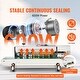 preview thumbnail 5 of 26, Continuous Bag Band Sealing Machine, Horizontal Band Sealer Machine with Digital Temperature Control, Bag Sealer