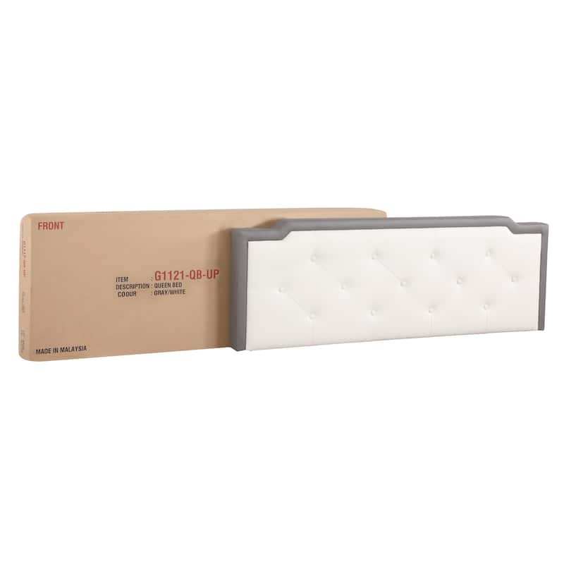 Light Grey Queen Bed with Casual Transitional Style, Spacious Frame and Subtle Finish for Comfortable Bedroom Retreats