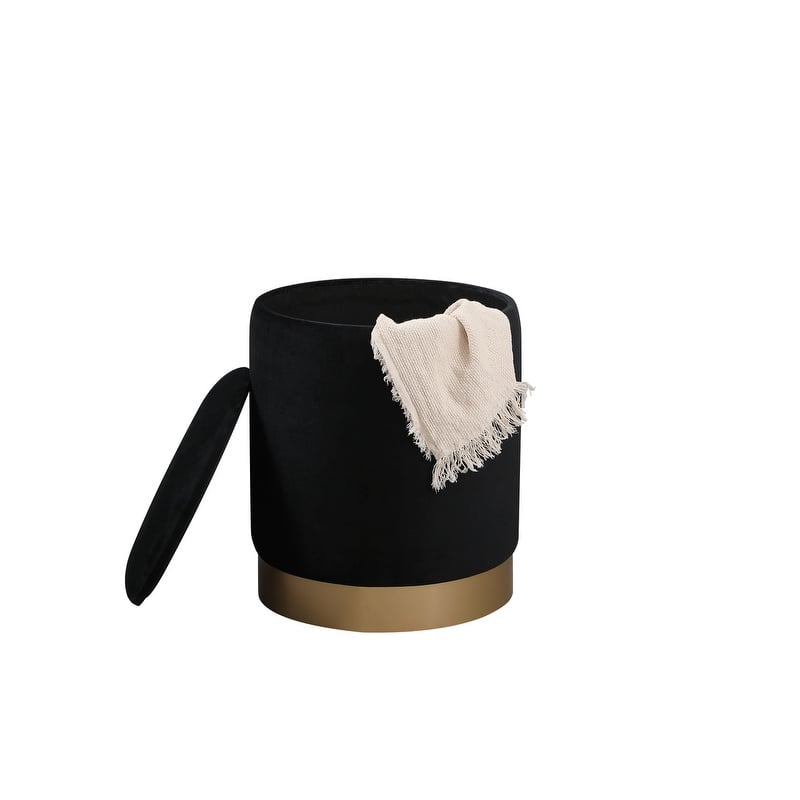 14-Inch Round Storage Ottoman