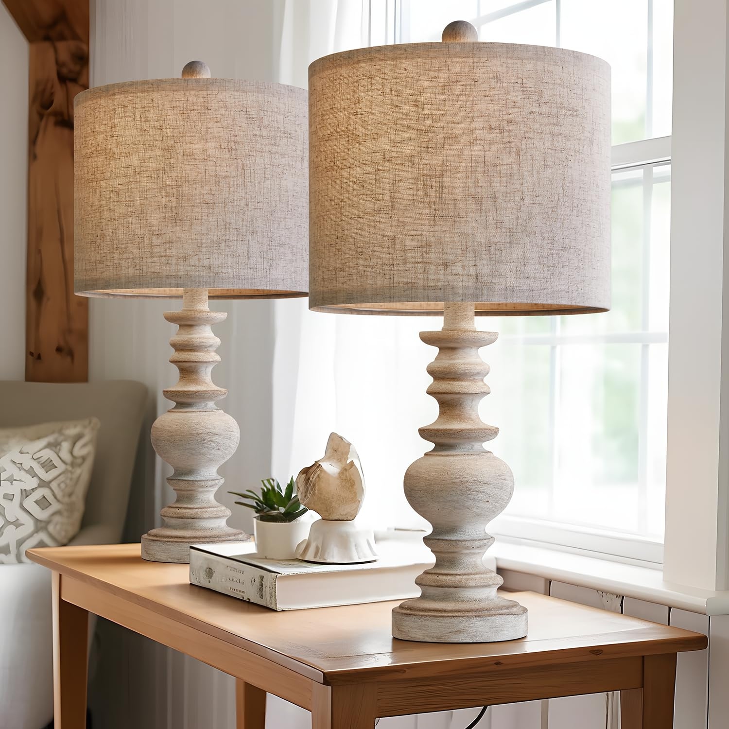 Vintage side table lamps on sale