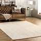 preview thumbnail 2 of 9, Brooklyn Rug Co Adelaida Farmhouse Jute Area Rug