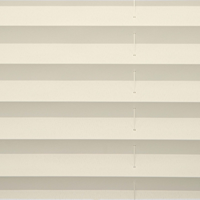 Ecru Light-filtering Pleated Shade (72 in.)