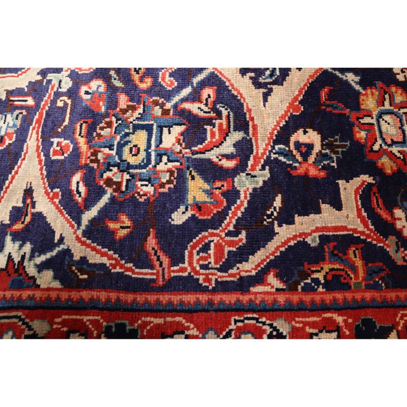 ECARPETGALLERY Hand-knotted Andelz Dark Navy Wool Rug - 3'9 x 10'11