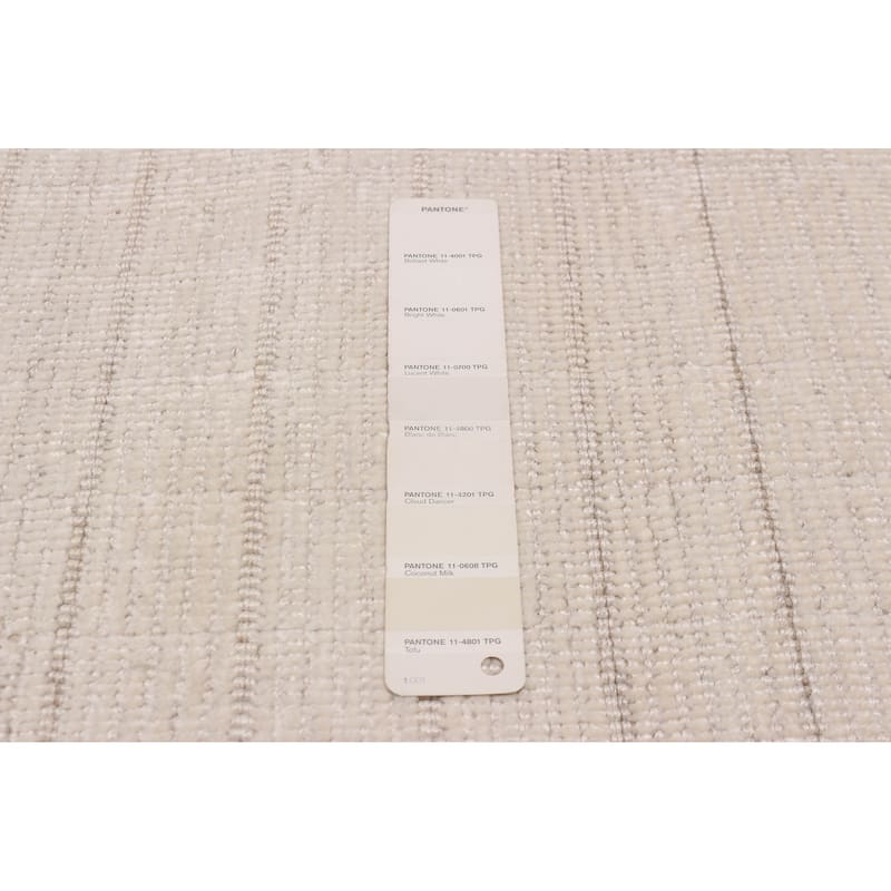 ECARPETGALLERY Hand Loomed Kashkuli Gabbeh Cream Silk Rug - 6'7 x 10'3