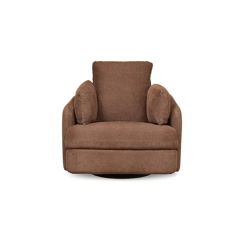 Signature Design by Ashley Modmax Brown Swivel Glider Recliner