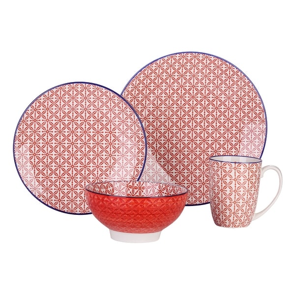 4 piece dinnerware set