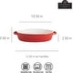 preview thumbnail 9 of 7, 10 Strawberry Street Sienna Oval 13" and 10.5" Bakeware Set