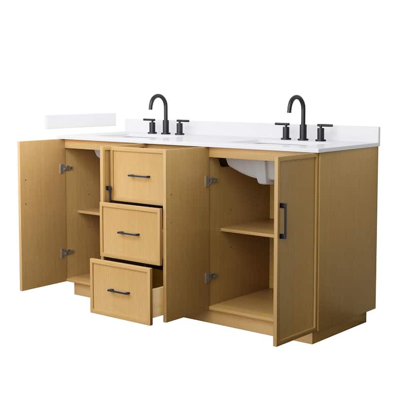 Wyndham Collection WCH7474-66D-QTZ-US3MXX Elan TK 66" Free Standing