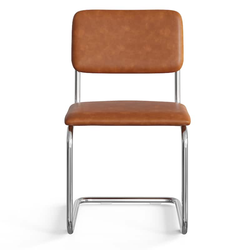 Hayward Vegan Leather Side Chair Vegan Leather (Set Of 2)