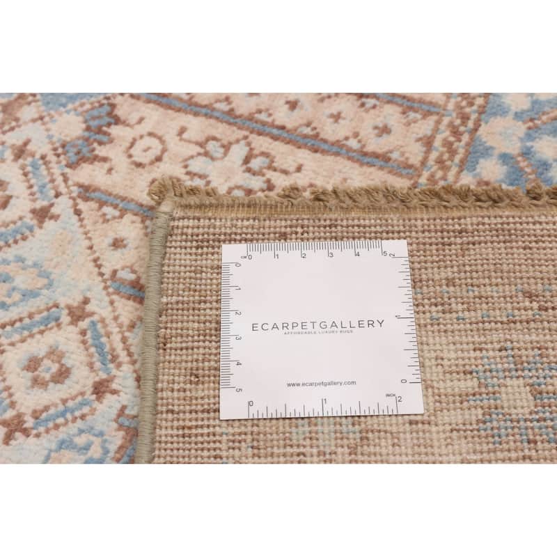 ECARPETGALLERY Hand-knotted Peshawar Finest Brown Wool Rug - 3'11 x 6'0