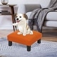 preview thumbnail 57 of 91, Adeco Ottoman Upholstered Fabric Footrest Pet Steps Dog Stair Stool
