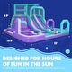 preview thumbnail 24 of 28, Sunny & Fun Mega Climb N' Go Inflatable Water Slide Park