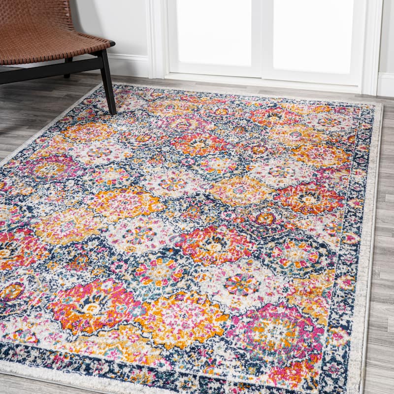 JONATHAN Y Minori Persian Boho Vintage Trellis Area Rug