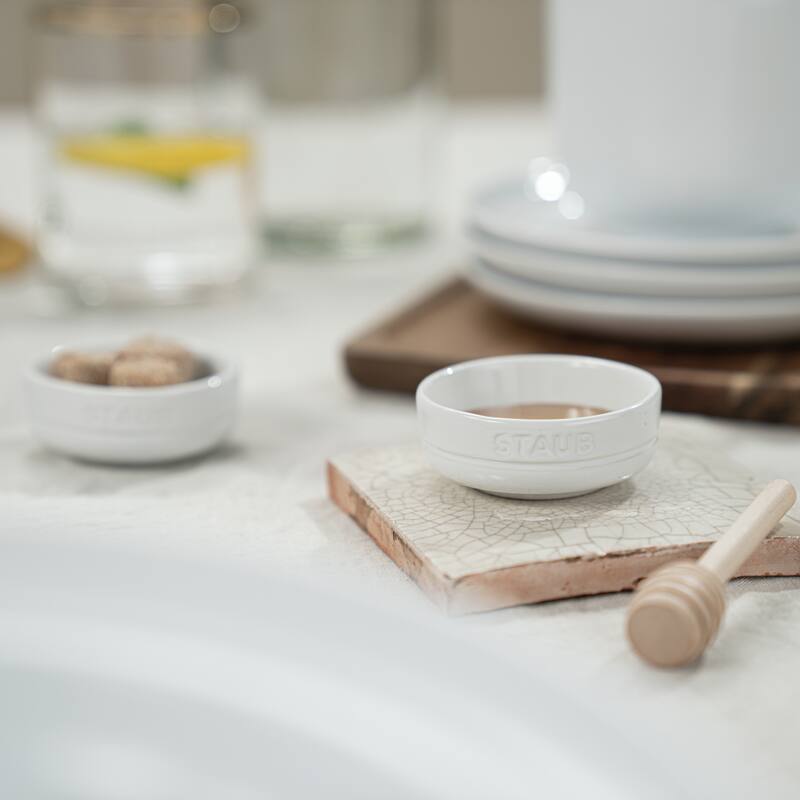 STAUB Ceramic Dinnerware 4-pc Condiment Dish Set