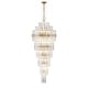 preview thumbnail 3 of 3, Hayes 31 Light Aged Brass Chandelier