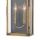 preview thumbnail 8 of 7, Hinkley Lighting Rowley 2 Light 18" Tall Outdoor Wall Sconce