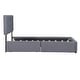 preview thumbnail 37 of 40, Queen Size Murphy Bed Wall Bed with Drawer and a set of Sockets & USB Ports, Pulley Structure Design for Kids Teens Adults